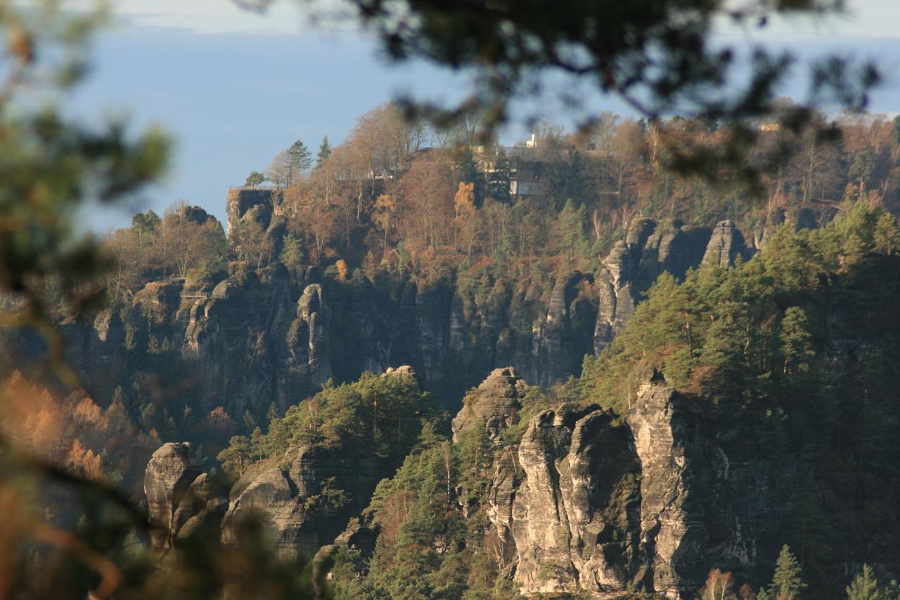 Kraeuterbaude Hotel Saupsdorf Bagian luar foto